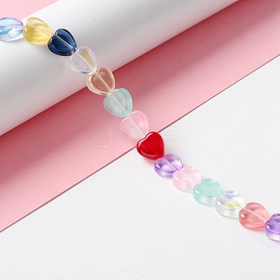 Transparent Glass Beads Strand GLAA-F112-03H-1