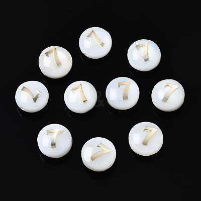 Natural Freshwater Shell Beads SHEL-N003-20-07-1