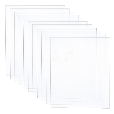Transparent Plastic Board with Protective Paper for Photo Frame Replacement DIY-OC0003-74C-1