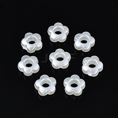 ABS Plastic Imitation Pearl Beads X1-OACR-N008-117-1