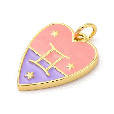 Brass Enamel Pendants LS-KK-Z077-01G-01-1