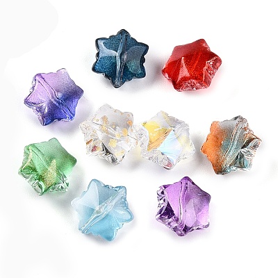 Transparent Glass Beads GLAA-N001-75-1