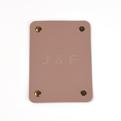 PU Imitation Leather Bag Strap Protective Jacket FIND-WH0077-19F-1