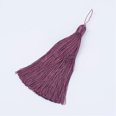 Nylon Tassel Big Pendants AJEW-P044-11-1