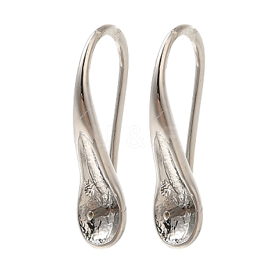 Rack Plating Brass Earring Hooks KK-C081-02P-1