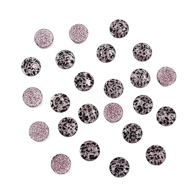Printed Resin Cabochons CRES-WH0010-6-1