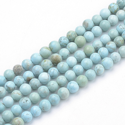 Synthetic Turquoise Beads Strands X-G-Q953-03-8mm-1