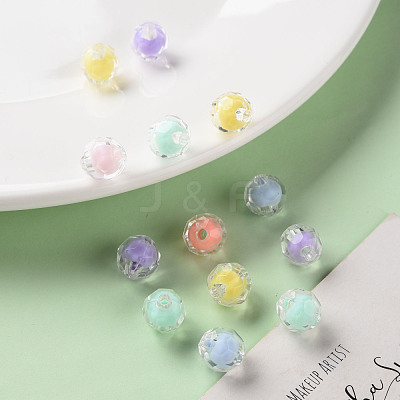 Transparent Acrylic Beads TACR-S152-04A-1