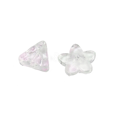 Gradient Color Transparent Glass Beads GLAA-B026-01G-1