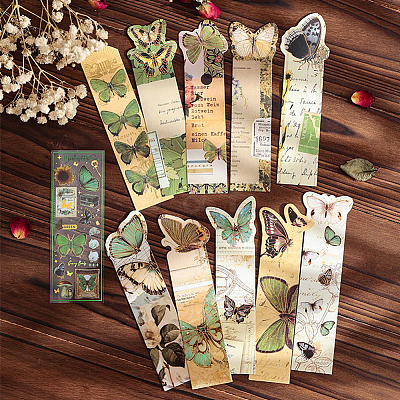 2Sets 20Pcs Paper Bookmarks AJEW-SP0002-21B-1