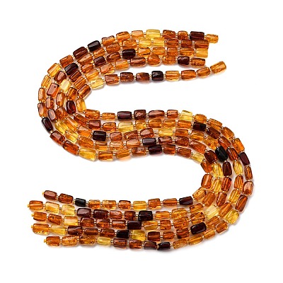 Gradient Color Natural Amber Beads Strands G-F803-D01-04-1