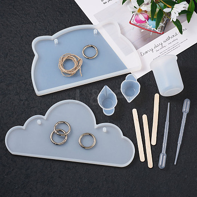 DIY Silicone Hangtag Molds Kits DIY-TA0008-41-1