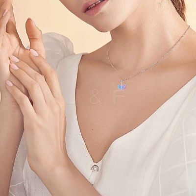 100Pcs Electroplate Transparent Glass Bead EGLA-SZ0001-42-1