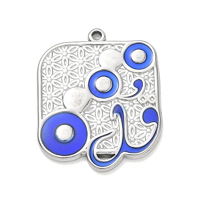 304 Stainless Steel Enamel Pendants SA-CBA50C9-01P-1