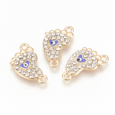 Jewelry Alloy Rhinestone Links connectors LS-ALRI-Q235-003G-1