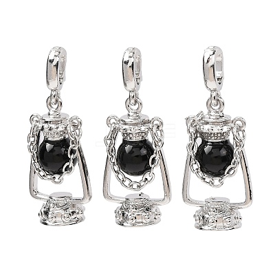 Natural Obsidian Pendants GG-CBA0251-04P-07-1