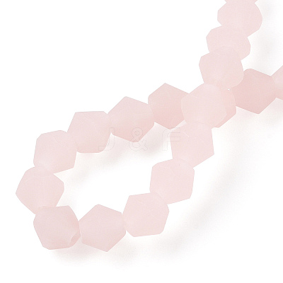 Imitation Jade Frosted Glass Bead Strands EGLA-A039-J6mm-MD07-1