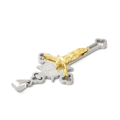 PVD Vacuum Plating 304 Stainless Steel Big Pendants LS-STAS-D052-03GP-1