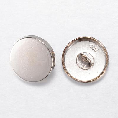 Alloy Shank Buttons BUTT-D054-15mm-05P-1
