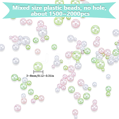 2 Sets Plastic Beads KY-SC0002-24C-1