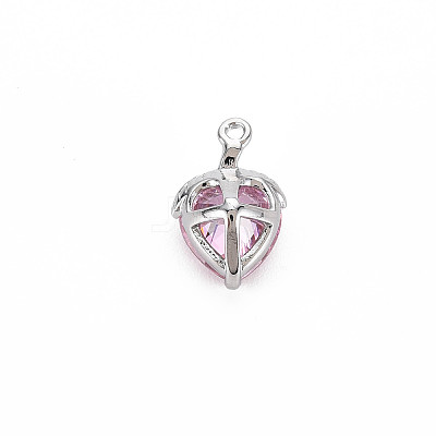 Brass Rhinestone Charms KK-S364-240P-1