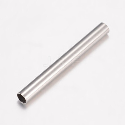 Tarnish Resistant 304 Stainless Steel Tube Beads STAS-P100-06P-1