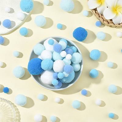3 sets Polyester Ball Decoration DIY-SC0031-26E-1