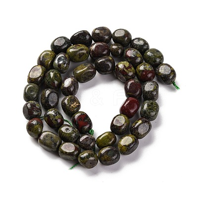 Natural Dragon Blood Beads Strands G-G146-A28-01A-1