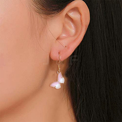 Iron Earring Hooks E135-NFG-1