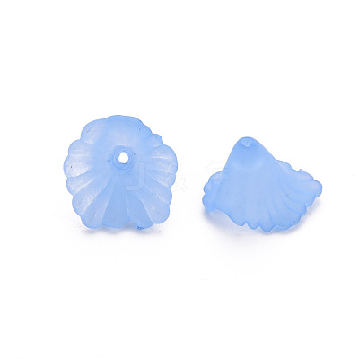 Frosted Acrylic Bead Caps MACR-S371-10A-1
