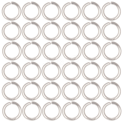 304 1000pcs Stainless Steel Open Jump Rings STAS-SP0001-71D-1