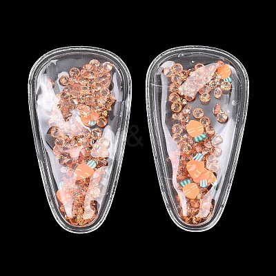Plastic with Resin and Polymer Clay Accessories RESI-XCP0002-72-1