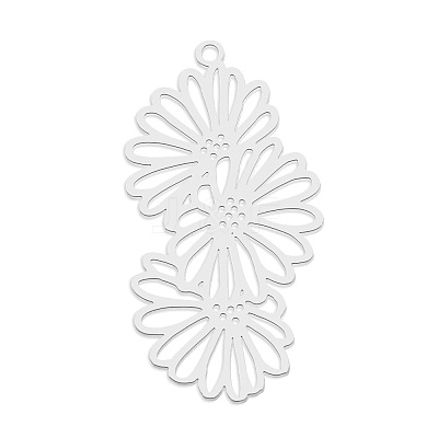 Non-Tarnish 201 Stainless Steel Pendants STAS-S105-LA757-1-1