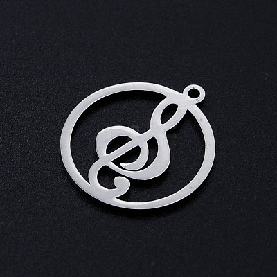 Non-Tarnish 201 Stainless Steel Filigree Charms STAS-T049-T687-1-1