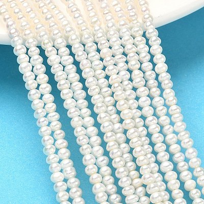 Natural Cultured Freshwater Pearl Beads Strands PEAR-C004-18B-1