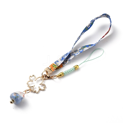 Brass Pendant Keychains HJEW-WH0039-15A-1