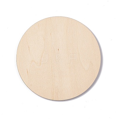 Wooden Carved Cup Mats AJEW-P103-01A-1