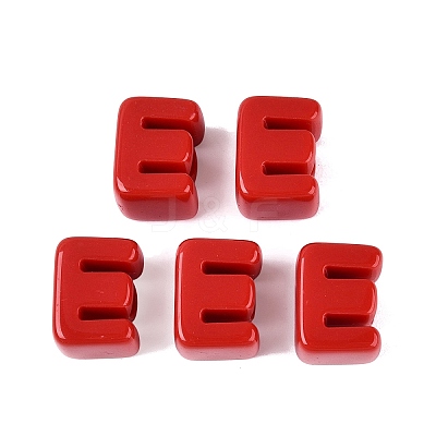 Opaque Acrylic European Beads OACR-M027-01E-06-1