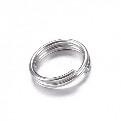 Tarnish Resistant 201 Stainless Steel Split Rings X-STAS-P092-03-1