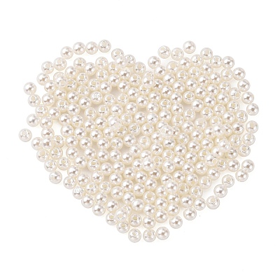 Imitation Pearl Acrylic Beads PL613-1-1