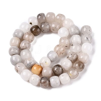 Dyed Natural White Jade Beads Strands G-T138-D27-1