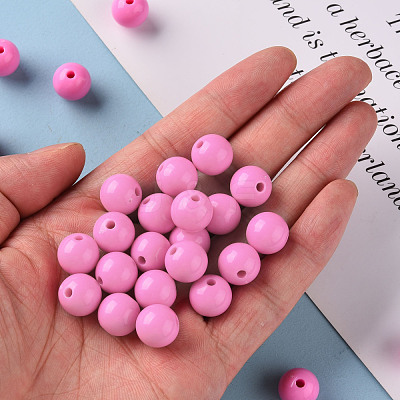 Opaque Acrylic Beads MACR-S370-C12mm-A02-1