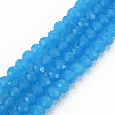 Glass Beads Strands X-EGLA-A044-J4mm-D09-1