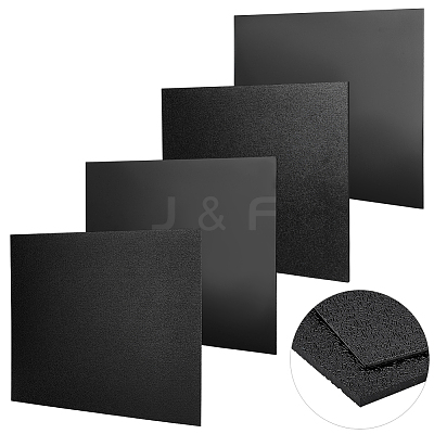 4Pcs 2 Styles ABS Plastic Sheets AJEW-GA0008-55-1