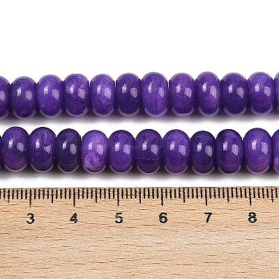 Dyed Natural White Jade Beads Strands G-G107-A24-01-1