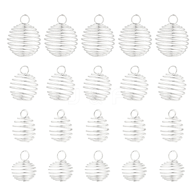 20Pcs 4 Styles Iron Wire Pendants FIND-FS0003-39-1