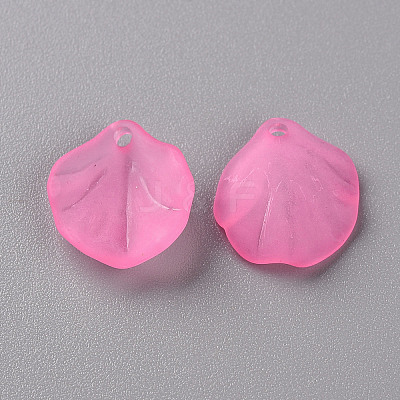 Transparent Frosted Acrylic Pendants MACR-S371-02A-704-1
