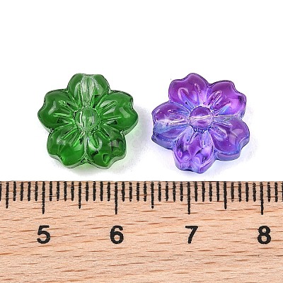 Transparent Handmade Lampwork Beads LA-CBA5F4F-01-1