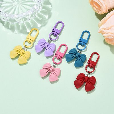 5Pcs Resin Pendant Decorations HJEW-YW00124-1