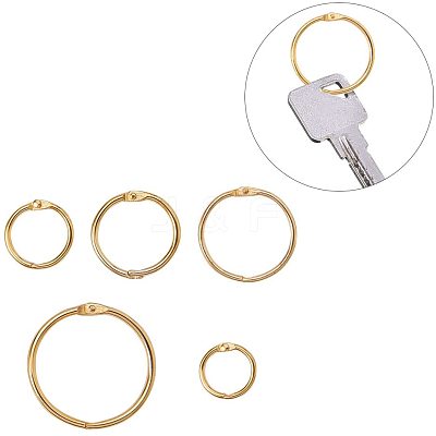 Iron Loose Leaf Book Binder Hinged Rings IFIN-PH0023-03-1